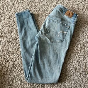 American eagle super super stretch jeans size 2 regular